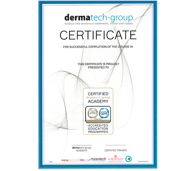 Certificate example 1