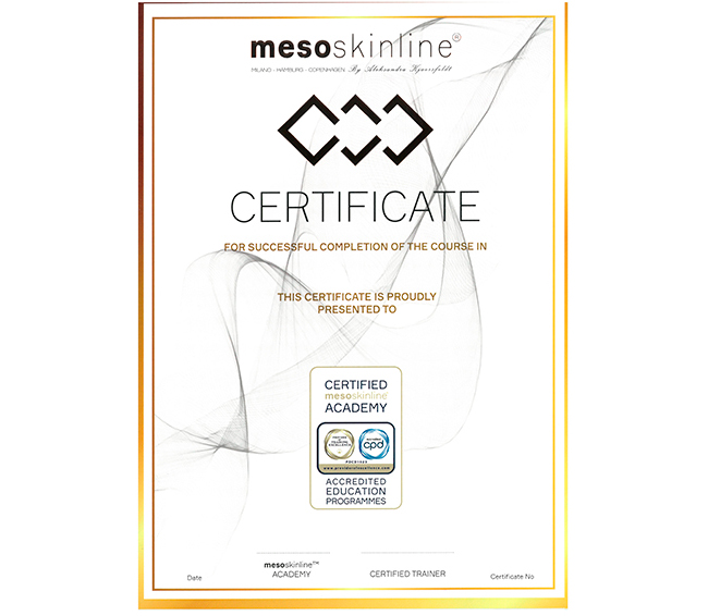 Certificate example 2