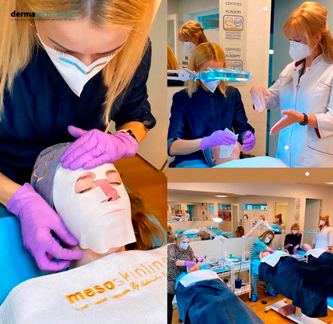 Training with Dermatech Group logo