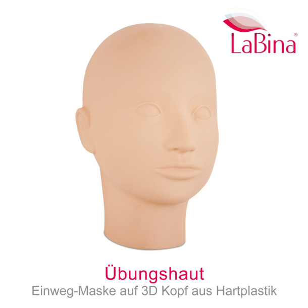 3D head incl. practice skin