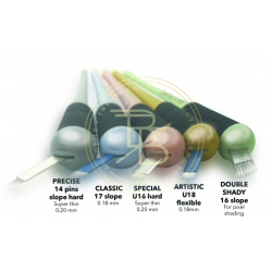 Baltic Brows&reg; sterilized shading disposabe tools (10 pcs) - 16 double shady
