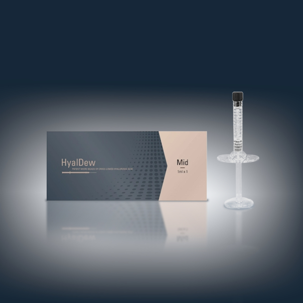Derma Filler - HyalDew MID (1 x 1 mL pre-filled syringe with 2 sterile needles)