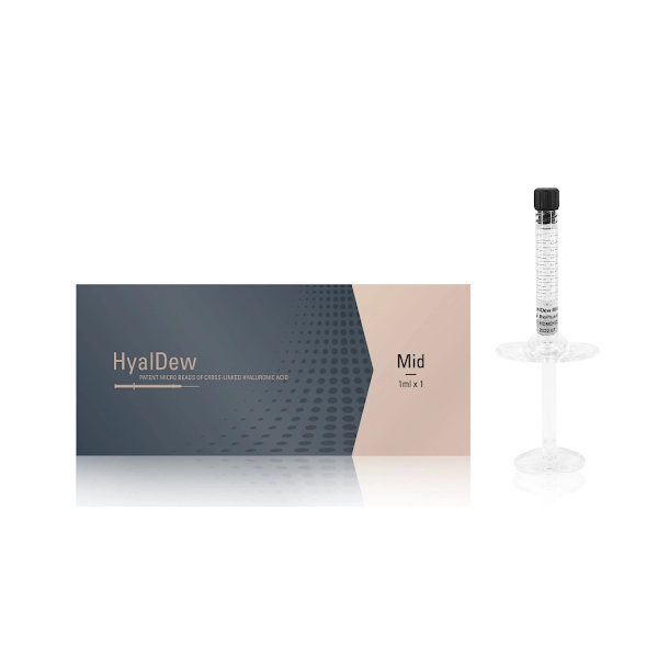 Derma Filler - HyalDew MID (1 x 1 mL pre-filled syringe with 2 sterile needles)