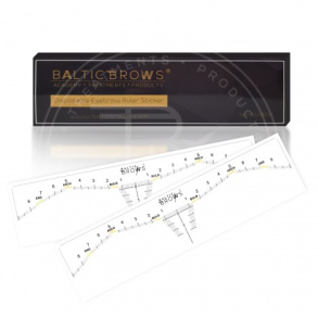 Baltic Brows&reg; eyebrows sticky rulers (50 pack)