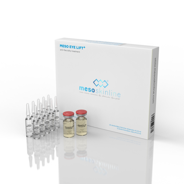 MESO EYE LIFT+ (10 x 2 ml ampoules MESO EYE LIFT+  Base Solution) (2 x 5 ml vials of MESO Activator)
