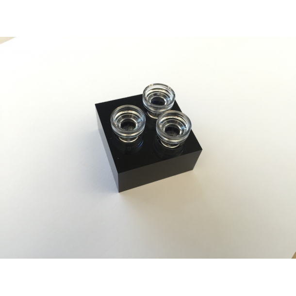 Disposable pigment cup holder (for 3 cups)