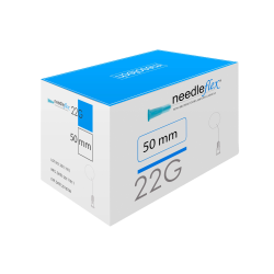 NEEDLEFLEX 18G - (50mm - 100mm) 100 Flexible needle cannula with blunt tip and side hole
