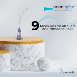 NEEDLEFLEX 18G - (50mm - 100mm) 100 Flexible needle cannula with blunt tip and side hole