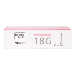 NEEDLETECH 18G - (90mm) Sterile hypodermic needle