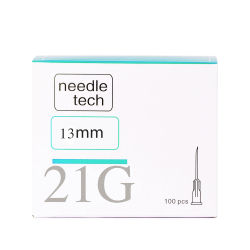 NEEDLETECH 21G - (13mm) Sterile hypodermic needle