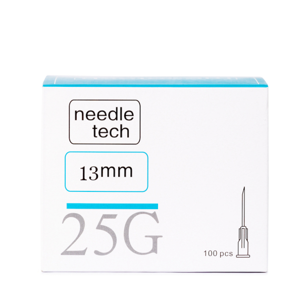 NEEDLETECH 25G - 100 (13mm) Sterile hypodermic needle