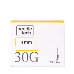 NEEDLETECH 30G - 100 (4mm) Sterile hypodermic needle