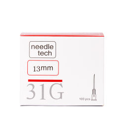 NEEDLETECH 31G - 100 (13mm) Sterile hypodermic needle
