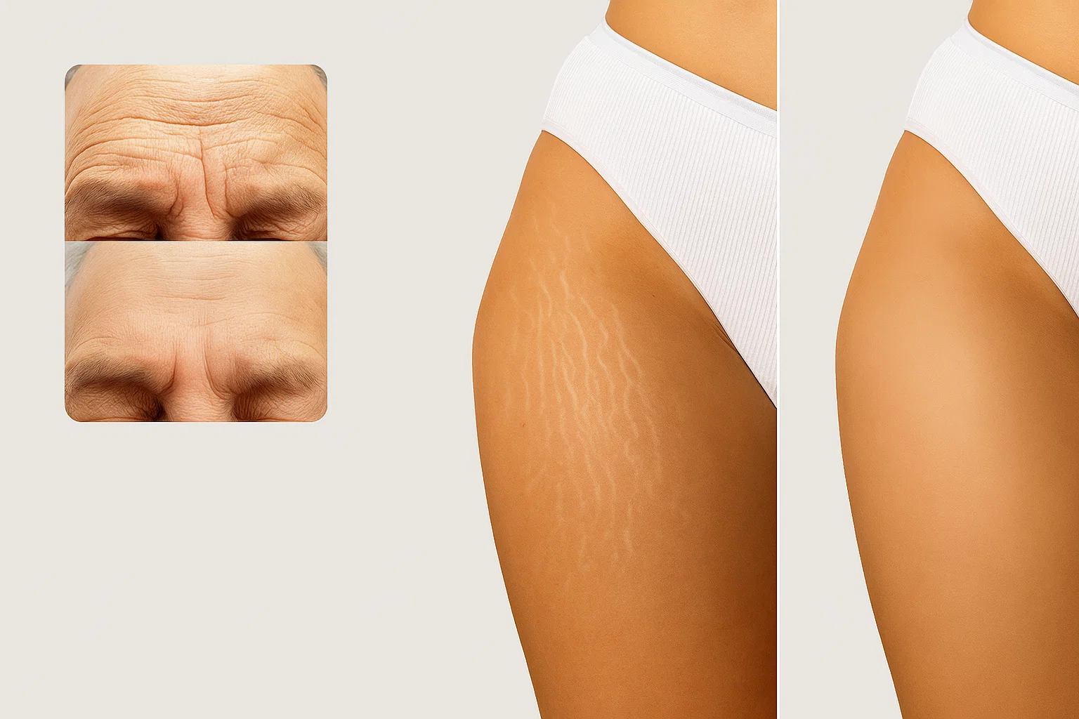 STRETCH MARKS, SCARES AND DEEP WRINKLES